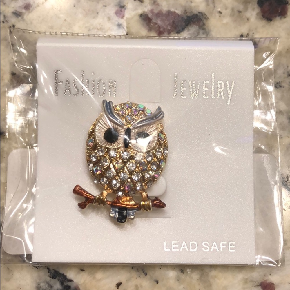 Owl pin/brooch